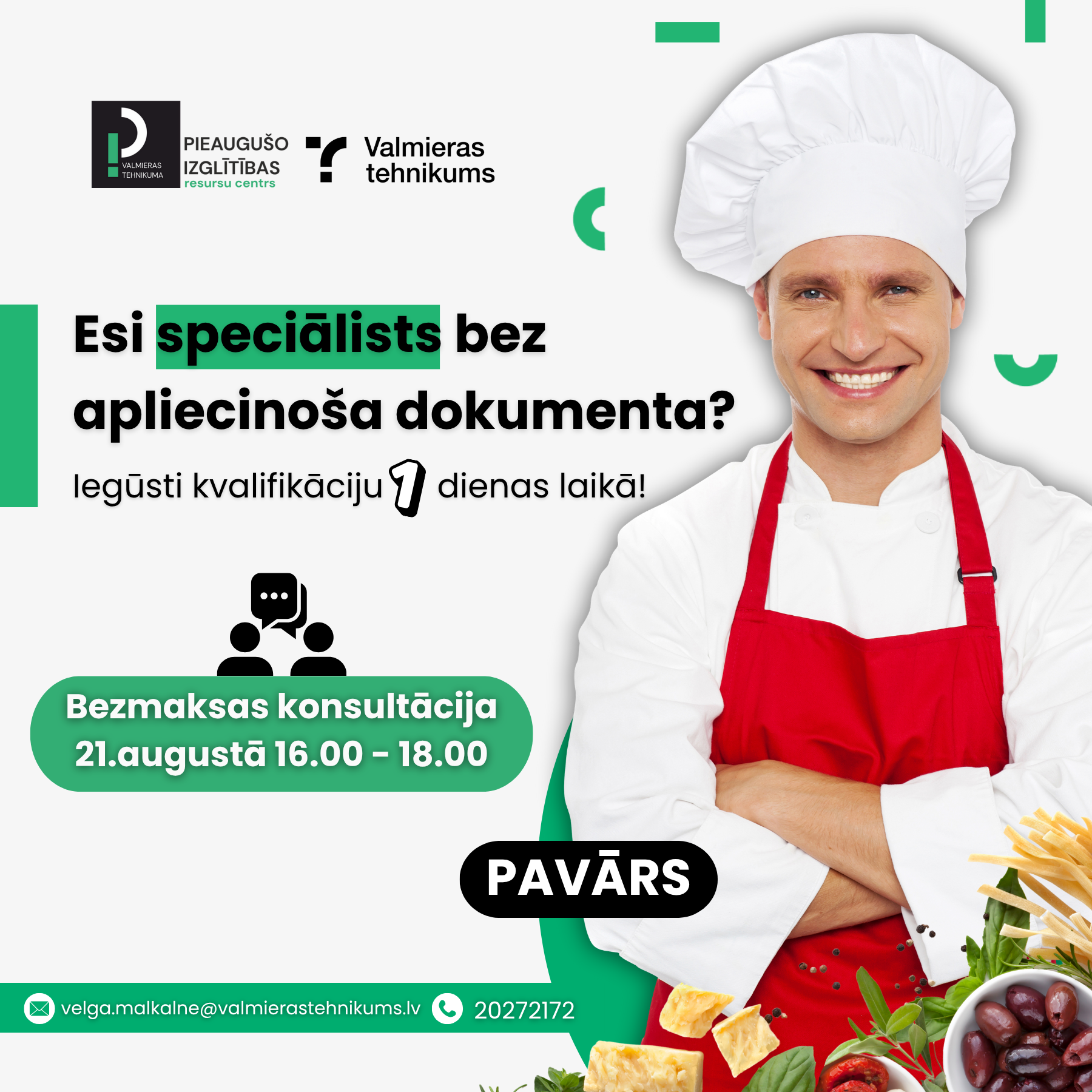 Piesakies bezmaksas konsultācijai!