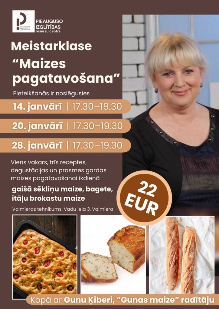 Maizes pagatavošanas” meistarklase